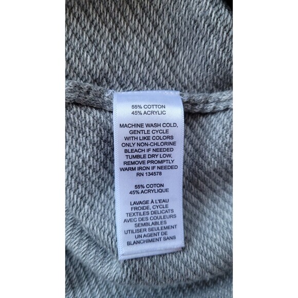Vineyard Vines Men's Quarter Zip Sweater Gray Size XXL 2XL - Picture 4 of 5